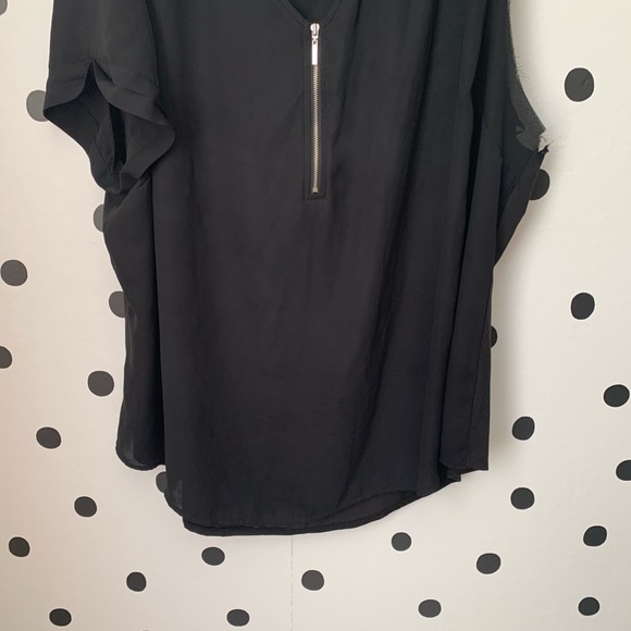 🌈5/$25🌈Apt 9 black blouse size 3X - Picture 3 of 10